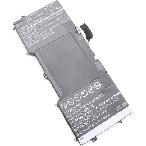 vhbw Akku Ersatz für Dell C4K9V, Y9N00, WV7G0 für Notebook (5800 mAh, 7,4 V, Li-Ion)