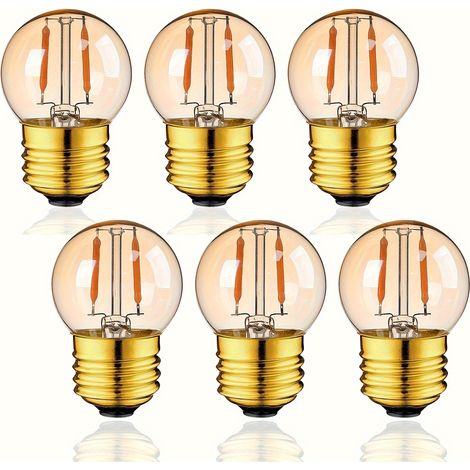 Ampoule LED de remplacement pour décoration de fête — Luminaire sphérique suspendu (ampoule E27 G40), culot à vis E27, puissance 1 Watt