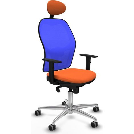 Sedia Ufficio con Poggiatesta Jorquera Piqueras y Crespo 1D086G1 Arancio (1/5)