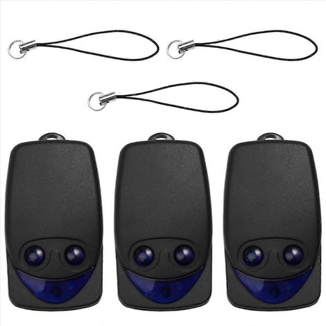 Télécommande de porte de garage Gate pour Nice Flor Flo2r FLO2R-S Flor-S NICE à code tournant, télécommande portable, lot de 3 (1/5)