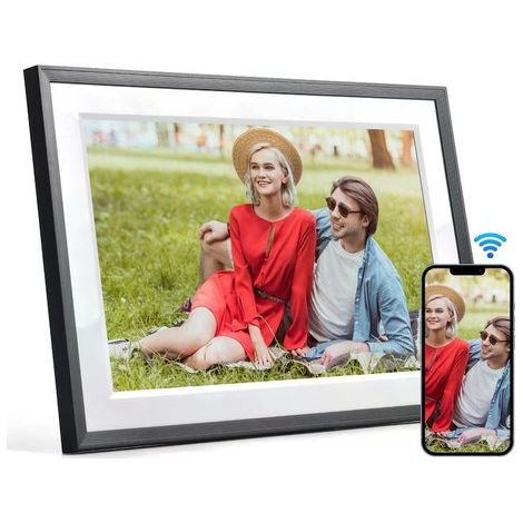 Kodak RCF-1561P cornice per foto digitali Nero 39,6 cm (15.6”) Touch screen