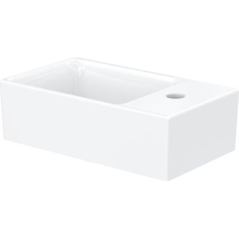 TOTO CS Lavabo à poser, 1 trou pour robinet, sans trop-plein,