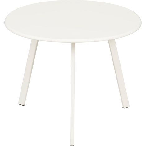Mica Decorations Table de jardin Blanc H30xl38xL38cm (1/5)