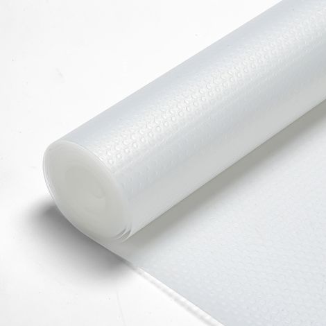 SWANEW 3x antiscivolo fondo cassetto stuoie fai da te frigorifero stuoia armadio scaffale frigorifero. protezione in plastica EVA per mobili campeggio. chiaro 150 x 50 CM (1/5)