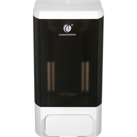 CHUANGDIAN Manueller Seifenspender zur Wandmontage, 1000 ml / 33,8 oz, für flüssiges Shampoo, Duschgel und Handseife, geeignet für Küche, Bad, Hotels, Büros und Einkaufszentren (1/5)