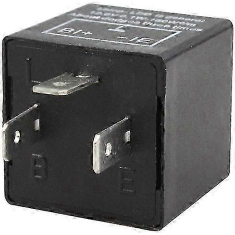 Universelles 12V LED-Blinkrelais mit einstellbarer Frequenz für Auto und Motorrad, 3 Pins.