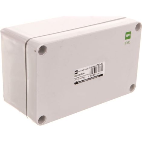 Scatola ermetica industriale n/t 170x105x82 IP65 grigia 2707-00