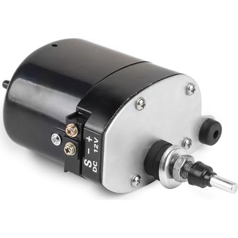 Moteur d'essuie-glace universel 12 V, angle de balayage de 105°, pour tracteurs, jeeps et véhicules (1/4)