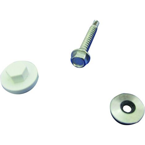 Kit Fissaggio per Profilo Portante (40 pz) - Bianco RAL 9010