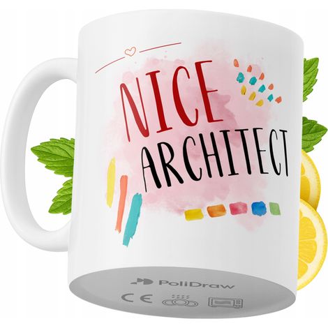 Mug humoristique pour architecte, avec un texte amusant et un design graphique original. Idéal pour les anniversaires, les fêtes et les occasions spéciales. Mug premium pour la maison, le bureau et le (1/5)