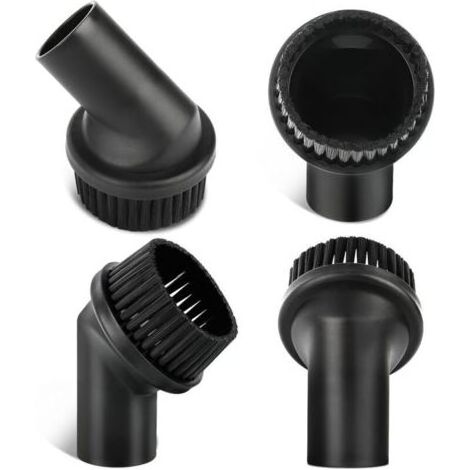 Ensemble de 4 accessoires pour aspirateur, comprenant une brosse pour aspirateur et une brosse à poussière de 32 mm, idéale pour les meubles et les surfaces délicates. (1/4)