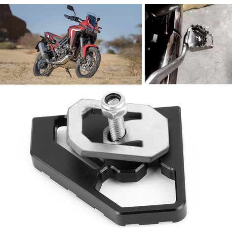 Vergrößerter Hinterradbremshebel für Honda CRF1000L CRF1100L/ADV (Schwarz) (1/5)