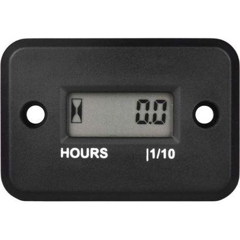 Compteur d'heures inductif numérique,pour l'entretien,conception étanche pour tondeuse à gazon,tronçonneuse,moto,souffleuse à neige (1/4)