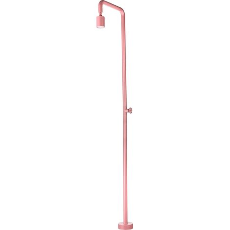 Mice - Ducha para Exterior de 240 cm Hecha de Acero Inoxidable/Pool/Ducha Piscina Exterior Agua Fria - Ducha Externa Monofluido Color Rosa Coral
