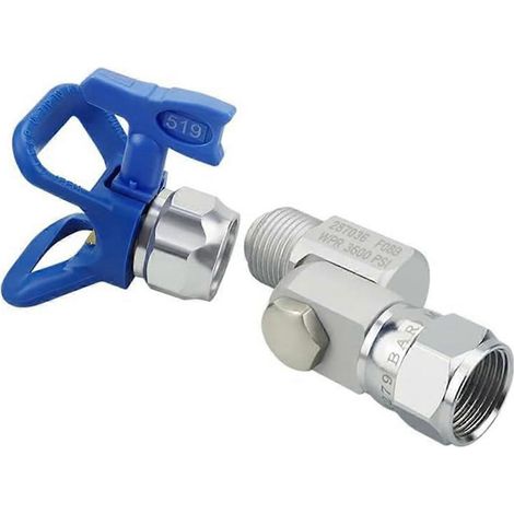 Joint pivotant pour peinture sans air 287036 avec filetage 7/8 pouce 235486, rotation à 180 degrés, conception pour un nettoyage facile (1/4)