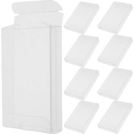 Organisateur de Cassettes Audio en PVC Transparent, Boîte de Rangement Empilable 10pcs Protection la Poussière et L'humidité, pour Profiter de Votre Musique Partout (1/5)