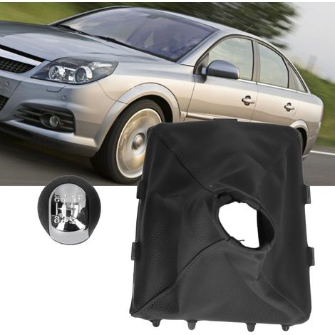 Pomello del cambio a 6 marce con cuffia in pelle sintetica per Opel/Vauxhall Vectra C, Corsa, Astra (1/5)