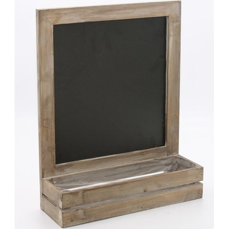 Cache-pot avec ardoise, 36 x 12 x H. 45 cm (1/2)