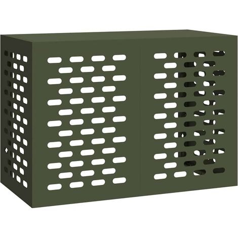 vidaXL Air Conditioner Cover Olive Green 100 x 50 x 70 cm (1/5)