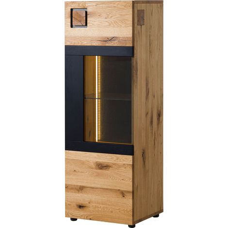 Highboard Wildeiche 50x43,5x143 natur geölt/lackiert KITZBÜHEL 105