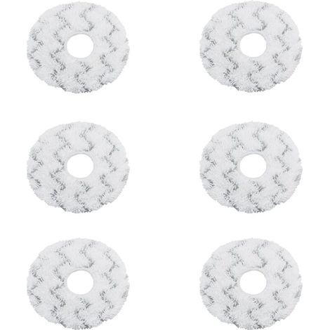 Chiffon de Nettoyage de Rechange pour aspirateur Ecovacs Deebot X1 Omni/Turbo Chiffons/Chiffons Lot de 6 Chiffons de Nettoyage (1/4)