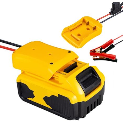 Adaptateur de Banque d'alimentation de Démarreur de Voiture pour Batterie Lithium-ION 18V, Démarreur de Batterie de Voiture avec Câble 11awg, Adaptateur de Démarrage de Saut (1/5)