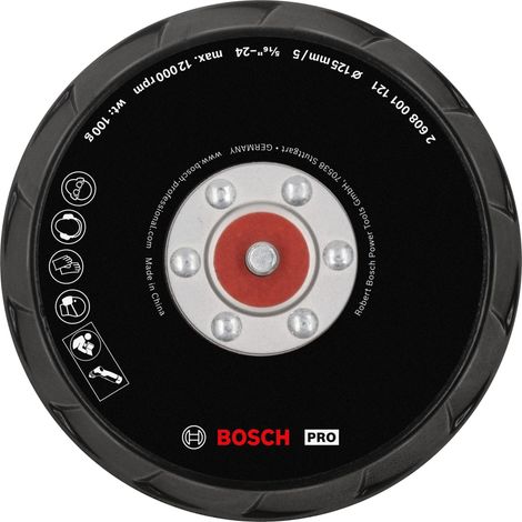 Bosch  PRO  Plato  de  pulir  125  mm  GPX  12V-125  -  2608001121