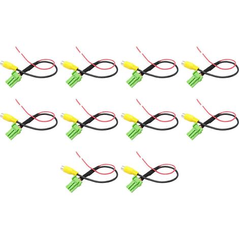 10x Auto-Rückfahrkamera RCA-Video-Rückfahrkamera-Konverterkabeladapter für Suzuki Vitara Swift Sx4 (1/5)