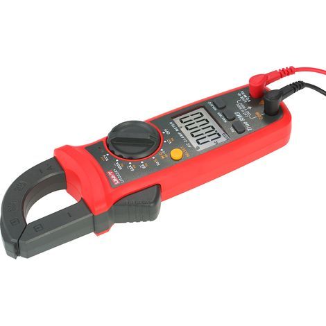 Fully automatic digital multimeter clamp, 28 mm jaw opening, 6000 counts, 1.6-inch LCD screen, multiple measurement functions including NCV function (1/3)