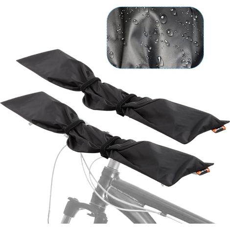 Lot de 2 Housse de guidon Ebike Protection, Velo Electrique pour Guidon Housse, transport Protection contre la pluie, protection contre l'humidité, la poussière et la saleté, universelle (1/5)