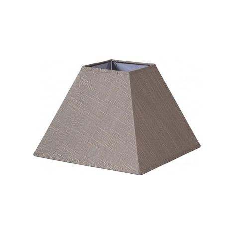 Lampenschirm Pyramide Tenorio E27 Graues Leinen 30dx13dx22h