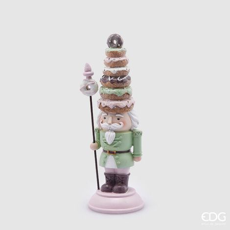 EDG Enzo De Gasperi Decoro Natale Candy H 30 Cm Green