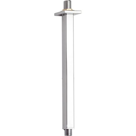 Remer - Braccio Doccia A Soffitto 50 Cm Quadro In Ottone Cromato