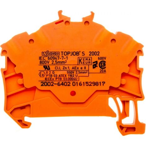 4-adriger Stecker 2,5 mm² orange Topjobs 2002-6402