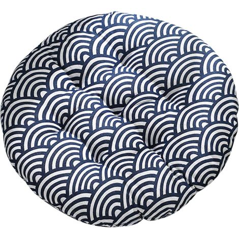 Chaise Ronde Coussin Coussin Coussin De Siège, Coussin De Siège Slinen épaissie Bohemia Soft Sol Coussin pour Bureau Home Bistro Ensemble D'extérieur(Size:50X50) (1/5)