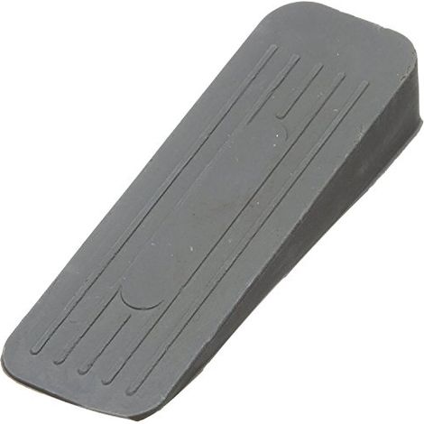 Bulk Hardware BH04893 resistente gomma antiscivolo fermaporta tappo grigio, set di 4 pezzi (1/2)