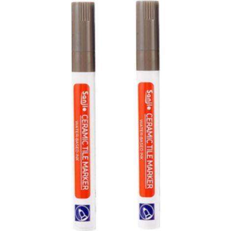 Lot de 2 marqueurs à pâte Fokelyi, 4 ml, couleur café, 13 x 1 cm - Lot de 2 marqueurs à pâte Fokelyi, 4 ml, couleur café, 13 x 1 cm (1/5)