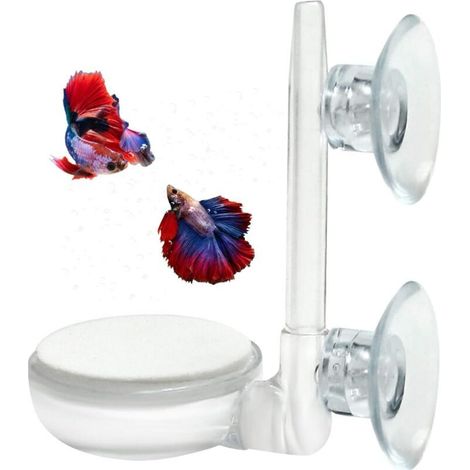 Kit de pierre à bulles nano pour aquarium, diffuseur silencieux à très haute teneur en oxygène dissous avec valve de contrôle, produisant des bulles ultra-fines pour les poissons et les petits aquariu (1/5)