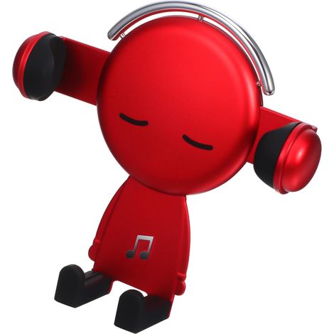 CCYKXA Car Phone Holder Cartoon Red Air Vent Mount Rotation Compatible Navigation Bracket Secure Multifunctional (1/5)