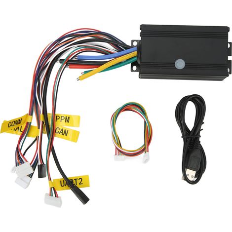 Planche à roulettes électrique ESC contrôleur de vitesse en aluminium, PCB simple moteur 14-84V pour trottinette électrique, pièce de rechange robuste (1/5)