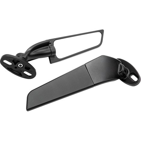 Verstellbare Motorradspiegel, Schwenkspiegel, Ersatz für Ninja 250, 300, H2, H4 (1/5)