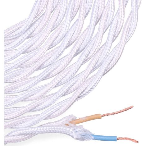 Cavo EDM 11876 C01 2 x 0,75 mm 5 m Bianco Alluminio (1/3)
