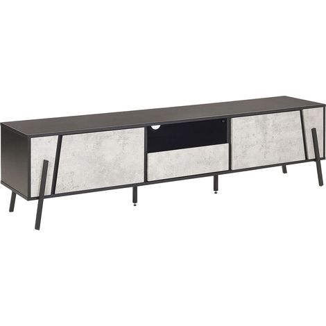 TV Stand BLACKPOOL Grey Concrete Effect (1/5)