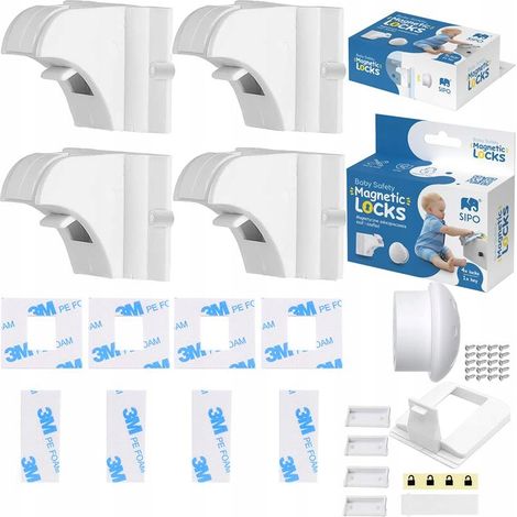Protección para armarios y cajones SIPO SBS-M4 (4 piezas) 1 unidad. (1/3)