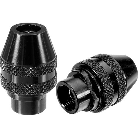 2 Pieces Mandrin Universel Sans Clé Remplacement du Mandrin Multifonctionnel Mini Mandrin Autoserrant à Changement Rapide pour Outils Rotatifs Électrique 4486 3000 4000 7700 8200 (1/5)