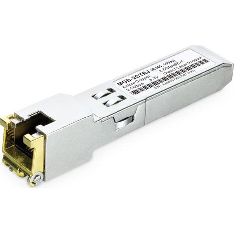 Transceptor modular de cobre RJ45 rojo PLANET 2.5GBASE-T SFP Cobre 2500 Mbit/s