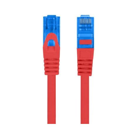 Câble de brassage Lanberg S/FTP cat.6A 3m LSZH CCA Fluke passé rouge (1/3)