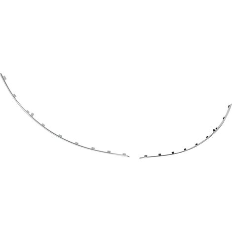 Paire de moulures de pare-chocs arrière en ABS chromé 2048851021, compatibles avec Mercedes-Benz C230, C300 et C350 (pack Sport). (1/5)