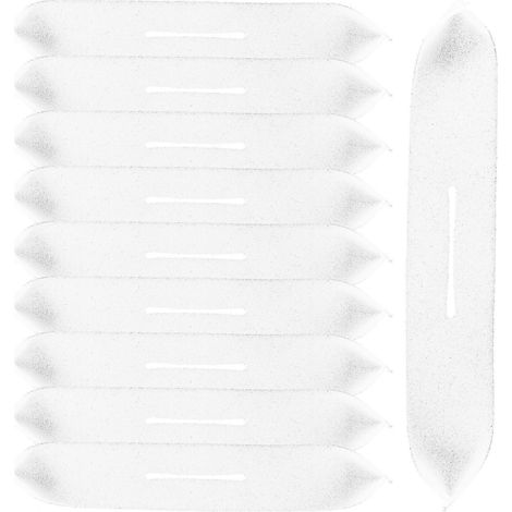 20 housses de cintre en mousse antidérapantes-41X7CM-White (1/4)
