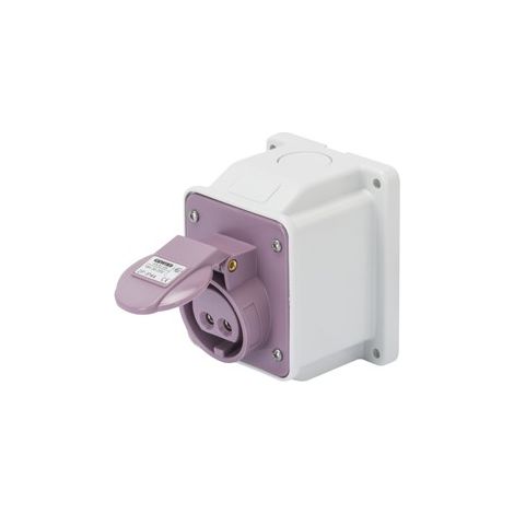 Presa Fissa 10° Parete Pr.2P 16A 24V S.R. ( Gewiss Cod. Gw62456 )